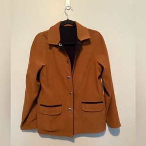 Reversible Travel Jacket – Brown & Black – Size M